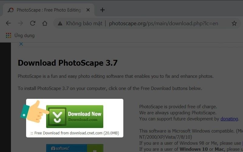 Hướng dẫn cài đặt phần mềm Photoscape