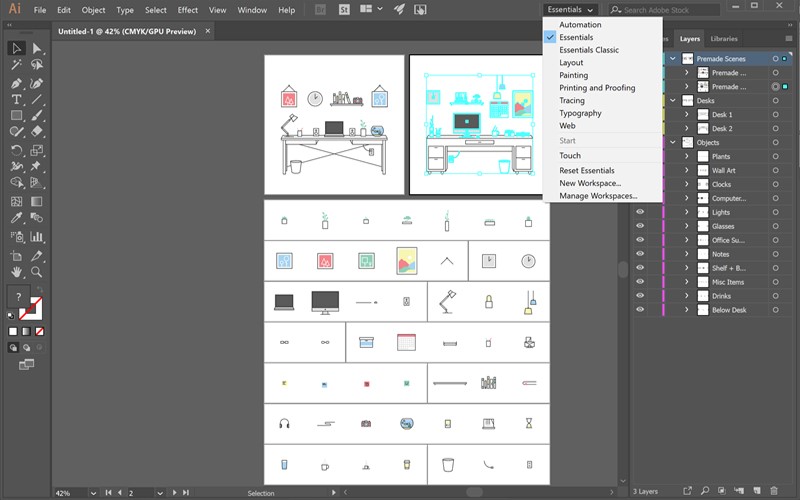 Các tính năng nổi trội của phần mềm Adobe Illustrator