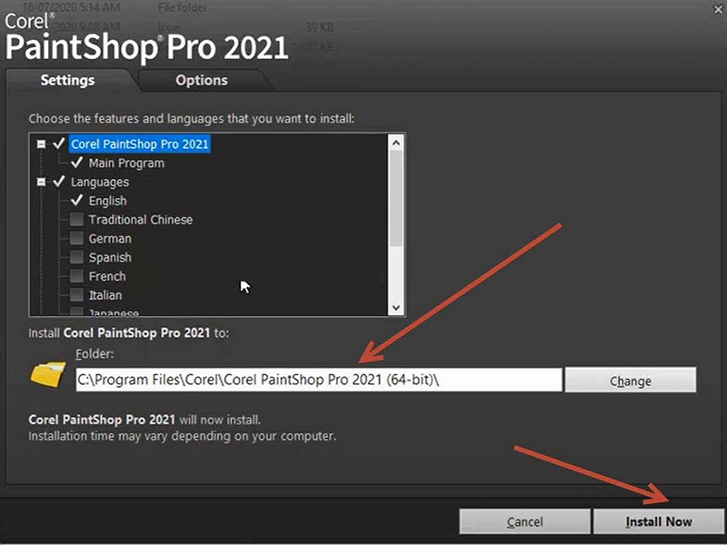 Hướng dẫn cài đặt phần mềm Corel PaintShop Pro