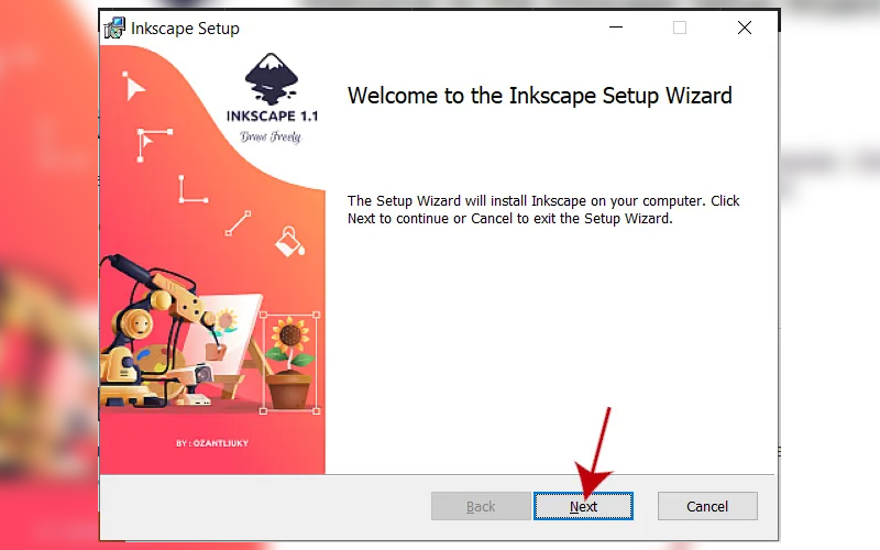 Hướng dẫn cài đặt phần mềm InkScape