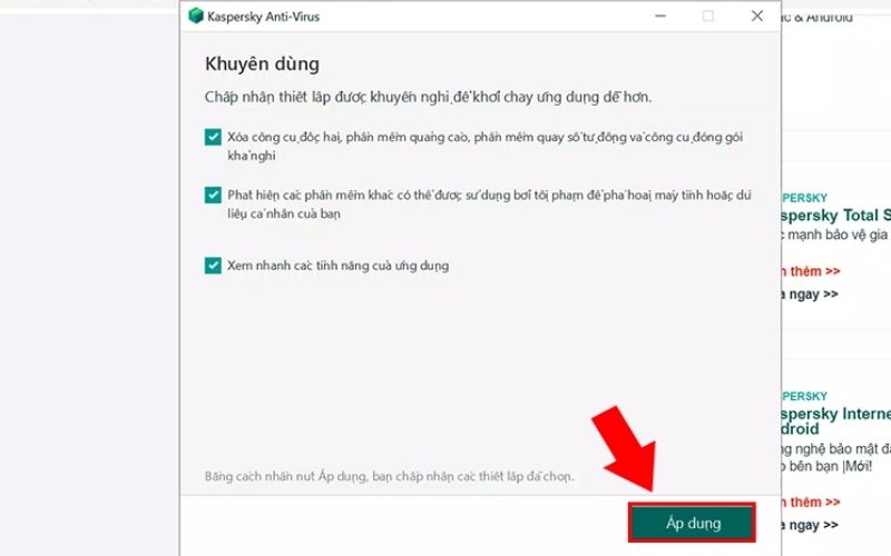 Hướng dẫn cài đặt phần mềm Kaspersky Internet Security