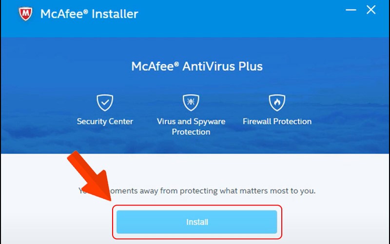 Hướng dẫn cài đặt phần mềm McAfee AntiVirus Plus