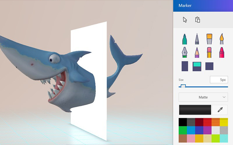 Các tính năng nổi trội của phần mềm Microsoft Paint 3D