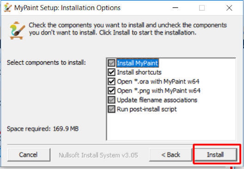 Hướng dẫn cài đặt phần mềm MyPaint