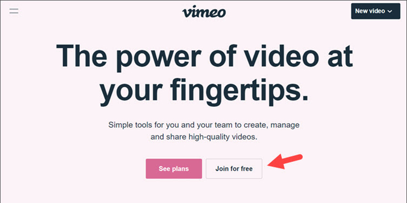 Hướng dẫn cài đặt phần mềm Vimeo Create