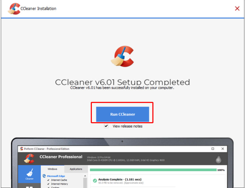 Hướng dẫn cài đặt phần mềm CCleaner