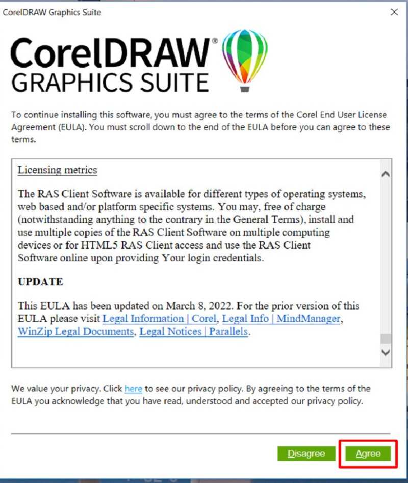 Hướng dẫn cài đặt phần mềm CorelDRAW