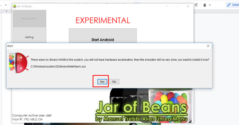 Hướng dẫn cài phần mềm Jar Of Beans