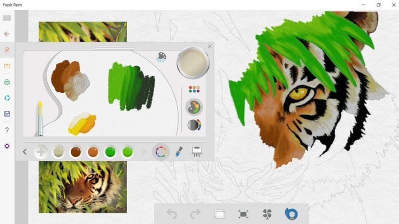 Các tính năng nổi trội của phần mềm Microsoft Fresh Paint