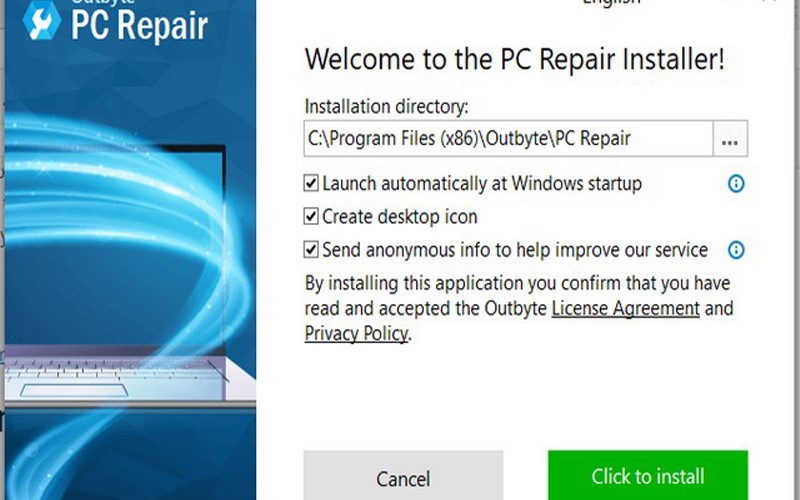 Hướng dẫn cài đặt phần mềm Outbyte PC Repair