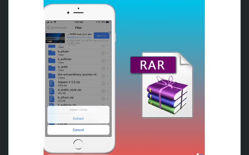 Các tính năng nổi trội của phần mềm Zip-Rar Tool cho iOS 