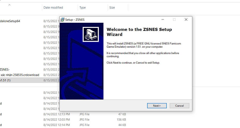Hướng dẫn cài đặt phần mềm ZSNES