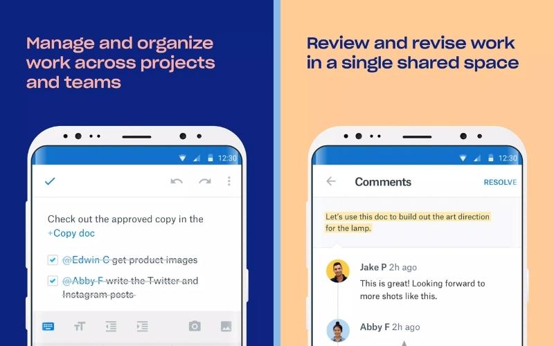 Các tính năng nổi trội của phần mềm Dropbox Paper cho Android