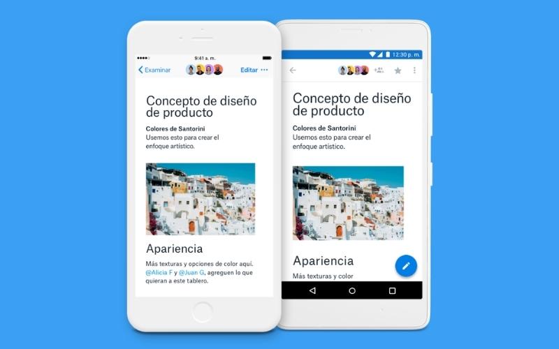 Các tính năng nổi trội của phần mềm Dropbox Paper cho Android