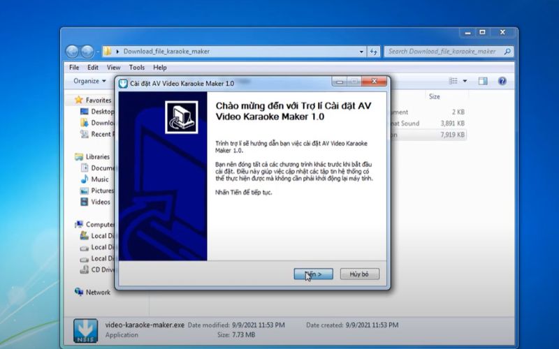 Hướng dẫn cài đặt phần mềm AV Video Karaoke Maker