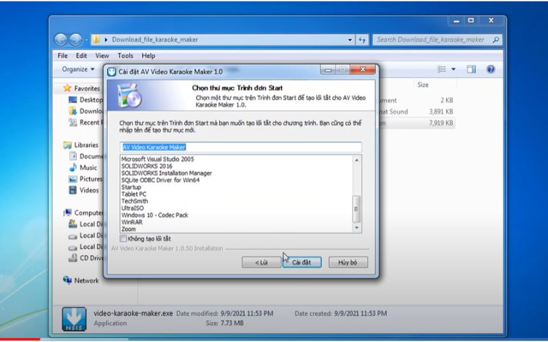 Hướng dẫn cài đặt phần mềm AV Video Karaoke Maker