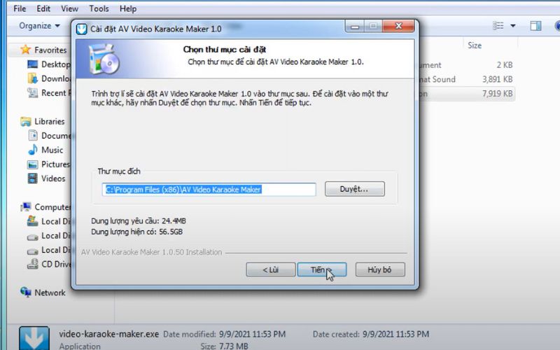Hướng dẫn cài đặt phần mềm AV Video Karaoke Maker