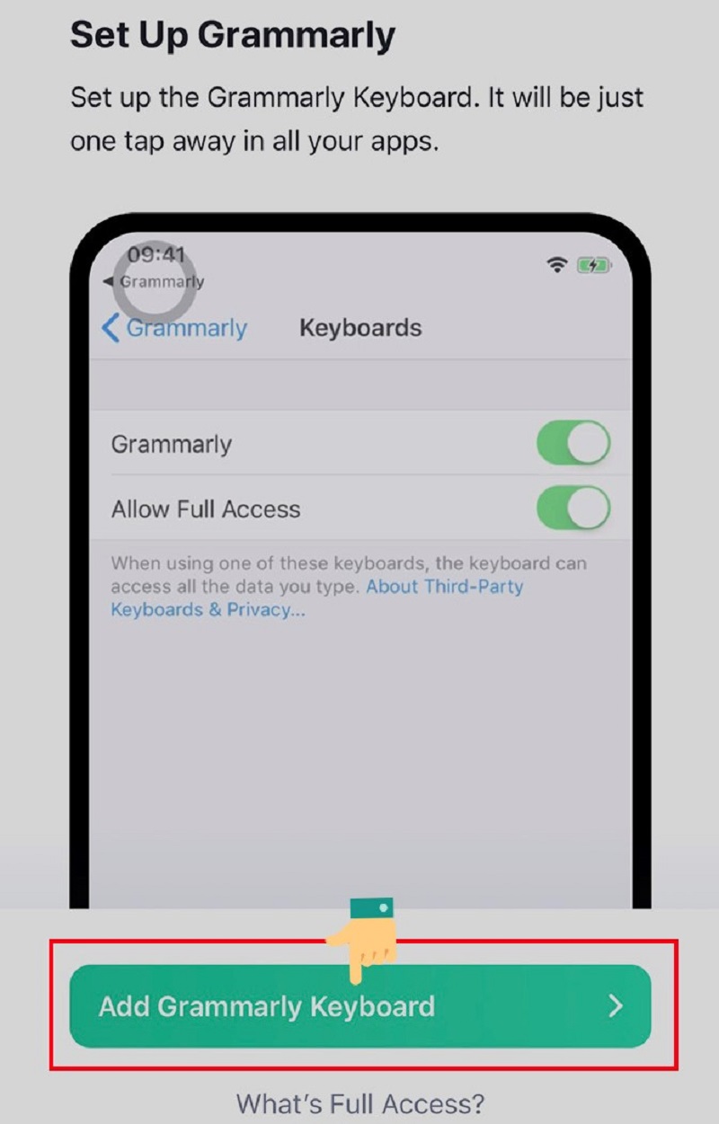 Hướng dẫn cài đặt phần mềm Grammarly cho iOS