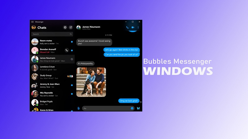 Các tính năng nổi trội của phần mềm Messenger cho Windows