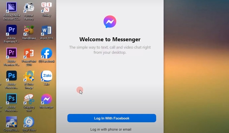 Hướng dẫn cài đặt phần mềm Messenger cho Windows