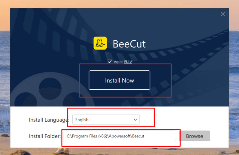 Hướng dẫn cài đặt phần mềm BeeCut 