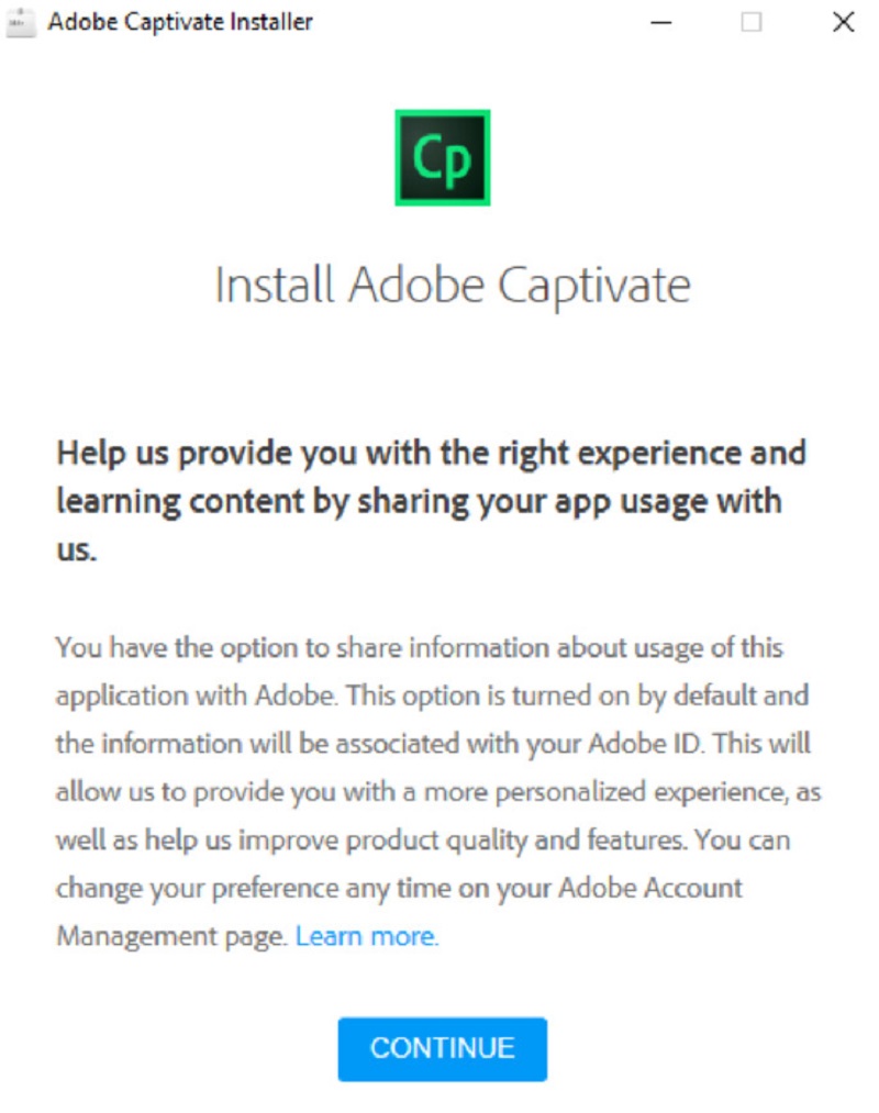 Hướng dẫn cài đặt phần mềm Adobe Captivate