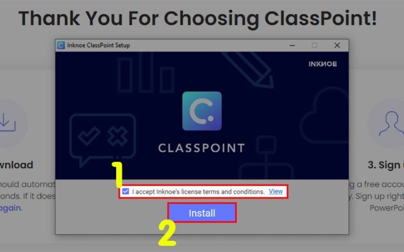 Hướng dẫn cài đặt phần mềm ClassPoint