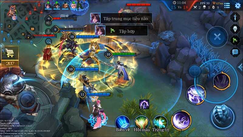 Tính năng nổi bật của Garena Liên Quân Mobile