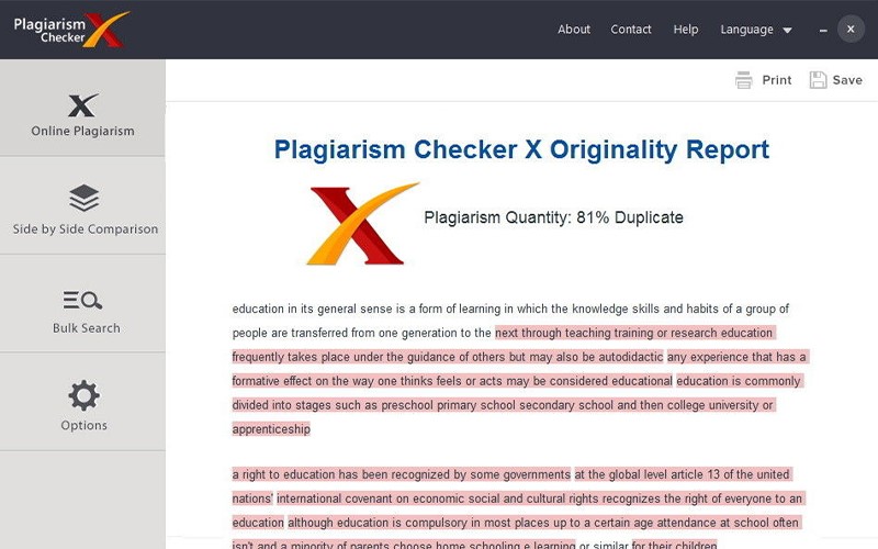 Plagiarism checker X là gì?