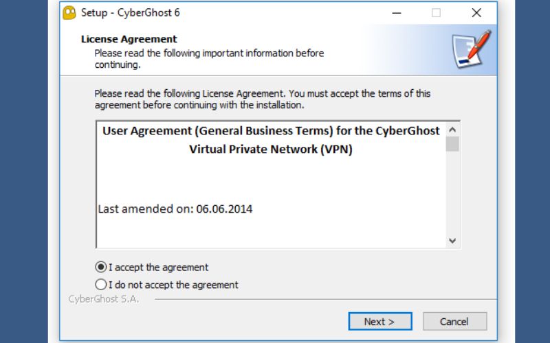 Hướng dẫn cài đặt phần mềm CyberGhost VPN