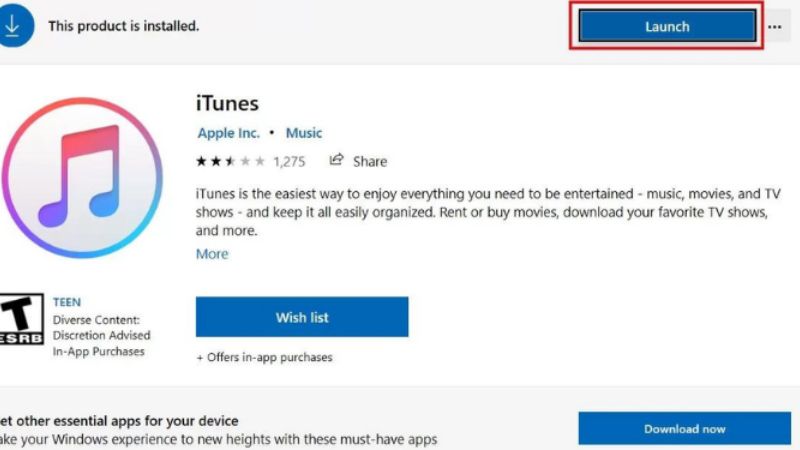 Hướng dẫn cài đặt phần mềm iTunes về máy tính