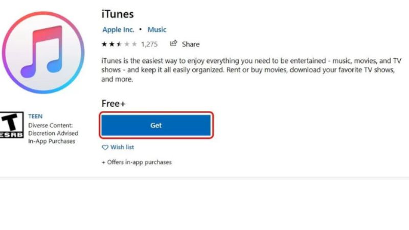Hướng dẫn cài đặt phần mềm iTunes về máy tính