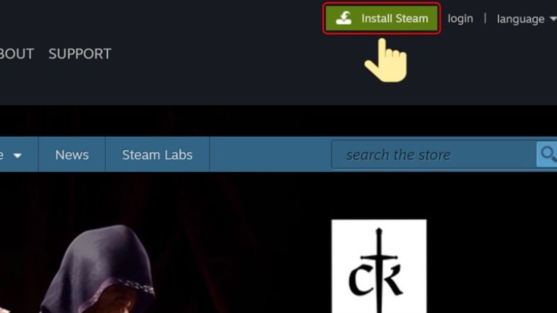 Hướng dẫn cài đặt phần mềm Steam