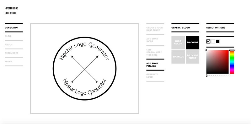 Tải Hipster - Phần mềm thiết kế logo online thịnh hành nhất hiện nay
