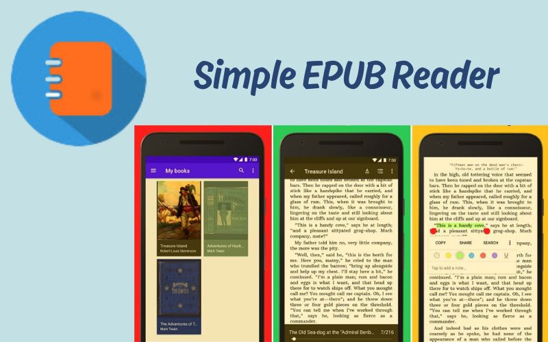 Simple EPUB Reader-Phần mềm đọc EPUB miễn phí hiệu quả nhất hiện nay